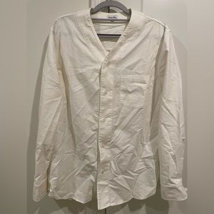 Steven Alan Baseball Jersey style button down